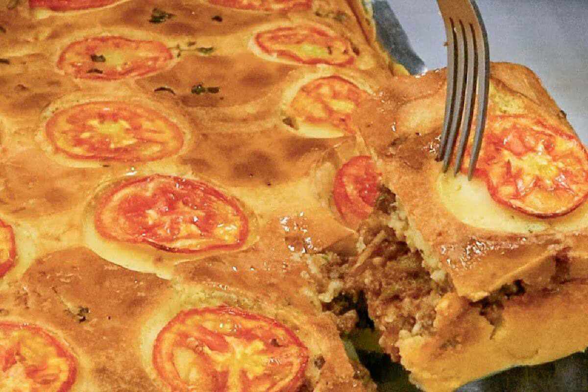 Torta econômica com um segredinho especial para fazer a massa que você vai adorar