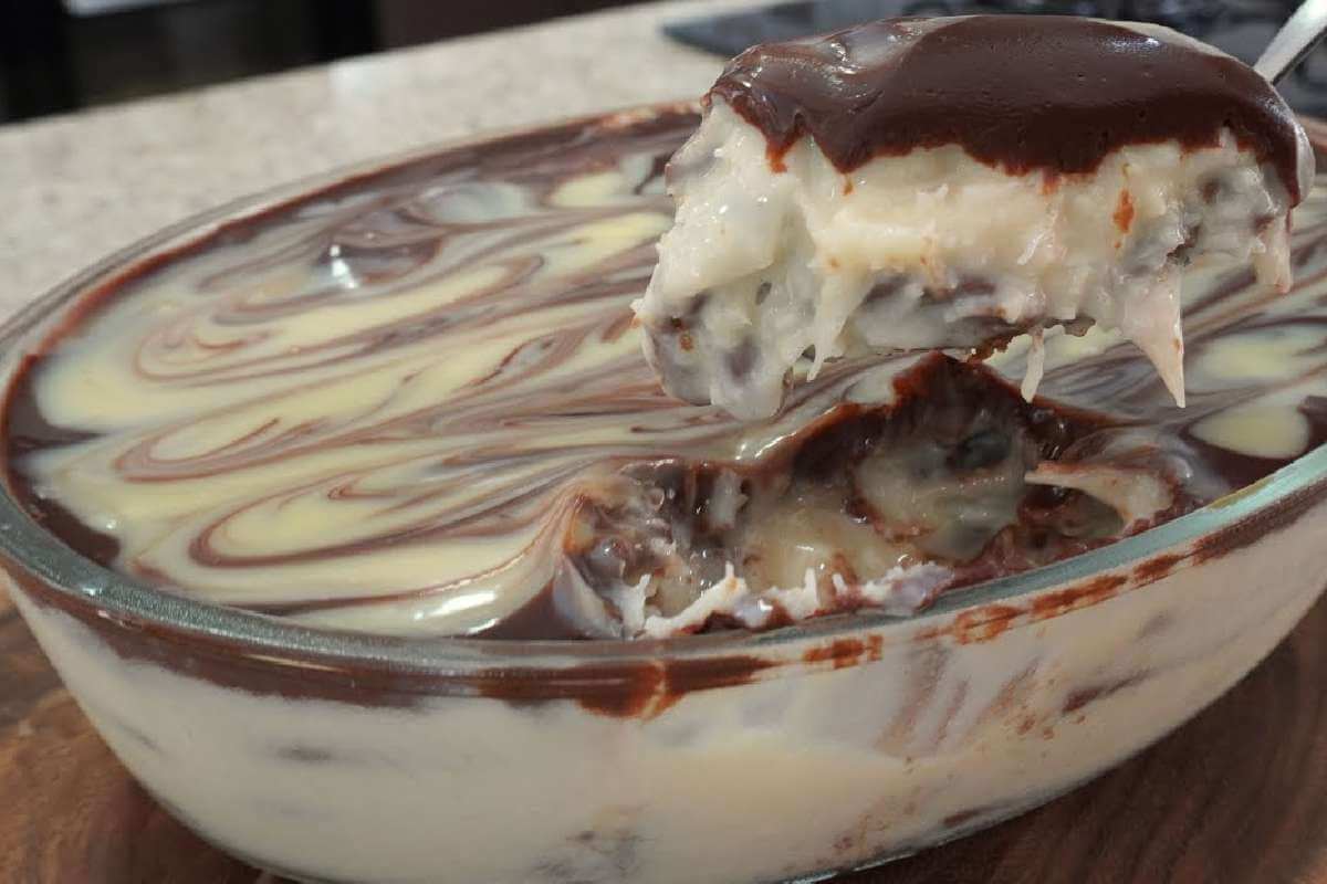 Prestígio na travessa uma sobremesa que combina perfeitamente com a sua Páscoa