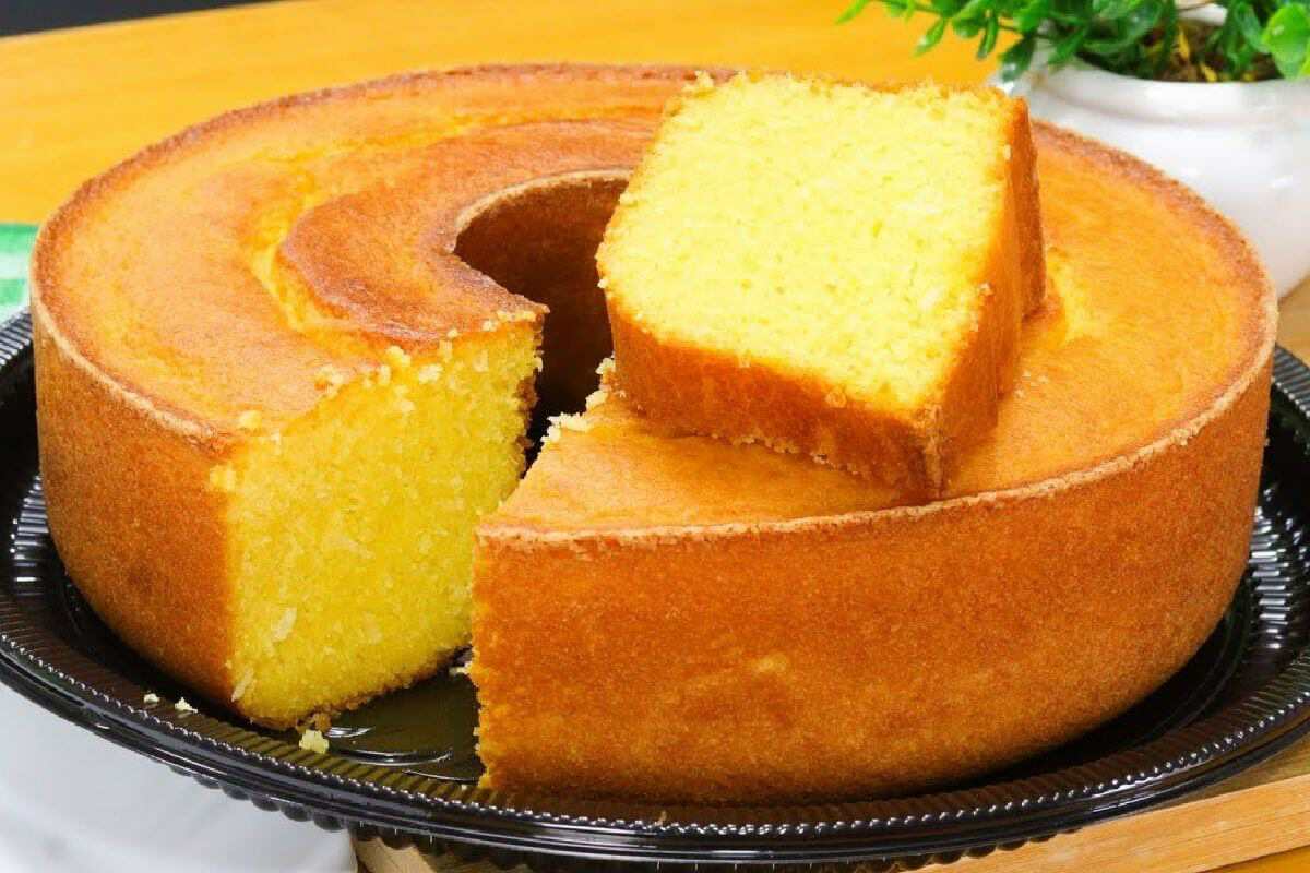 Bolo de fubá cozido sem trigo não quero saber de fazer bolo de outro jeito