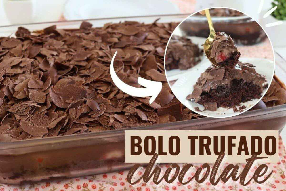 Bolo trufado de chocolate para você fazer na páscoa e deixar todo mundo apaixonado