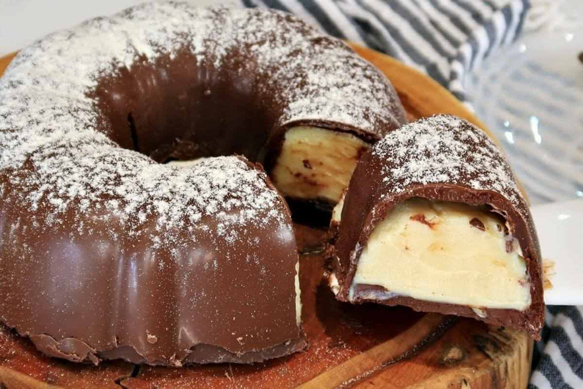 Bombom gigante de leite ninho uma sobremesa de páscoa para conquistar todo mundo