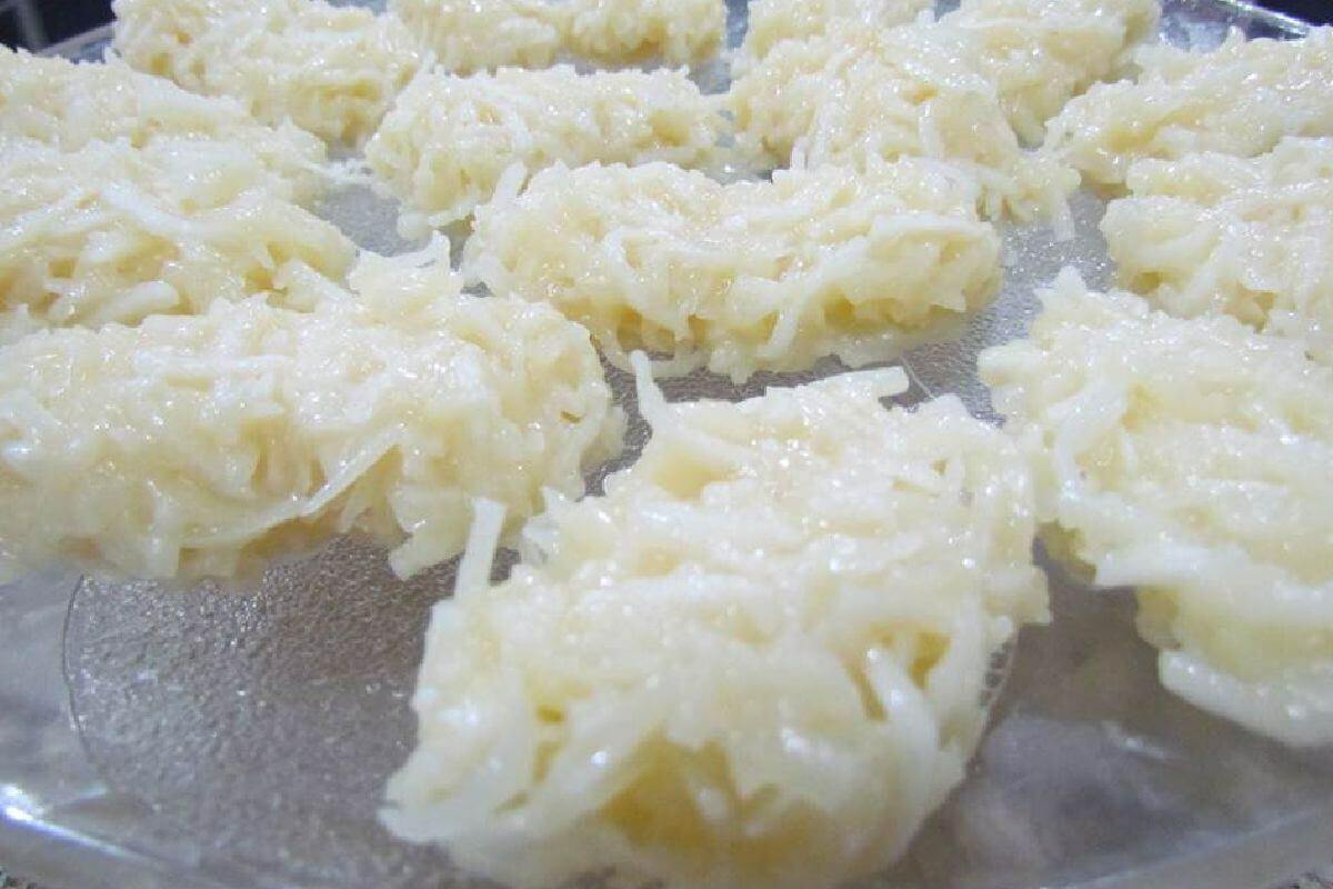 Cocada de leite condensado daquela que derrete na boca