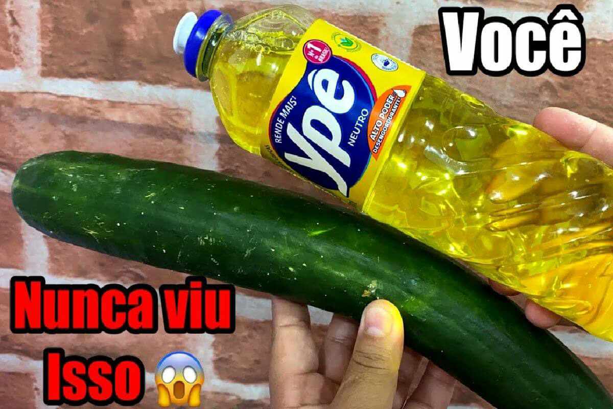 Veja como um detergente caseiro feito com pepino pode te ajudar a lavar suas louças