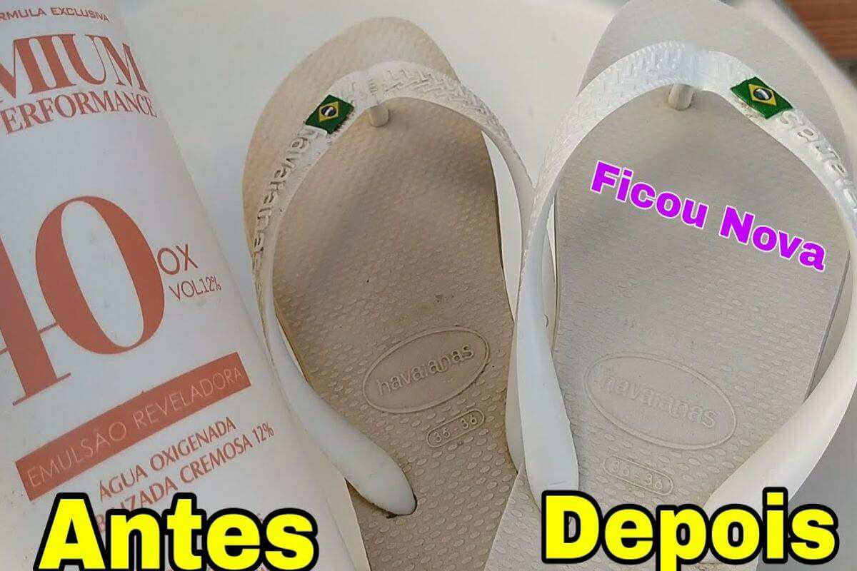 Como limpar chinelo encardido com uma misturinha caseira milagrosa