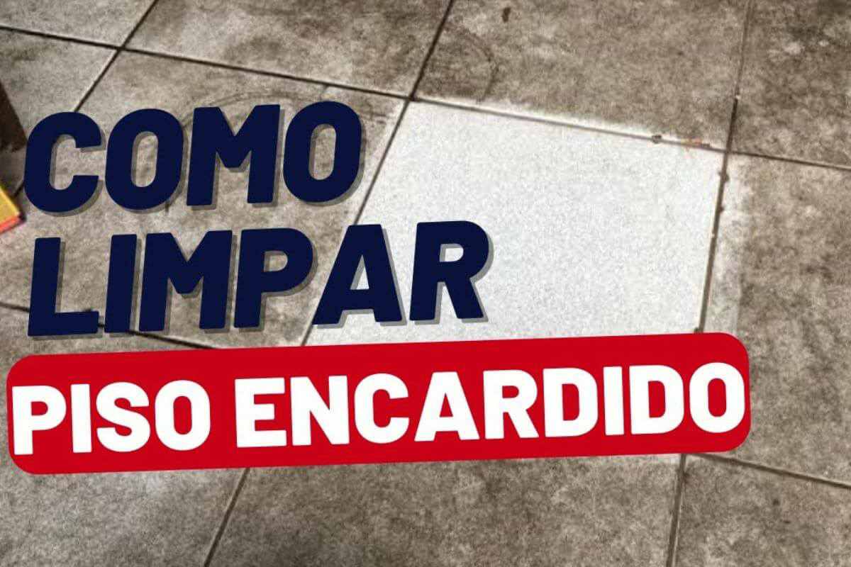 Como limpar piso encardido com uma técnica fácil e bem barata