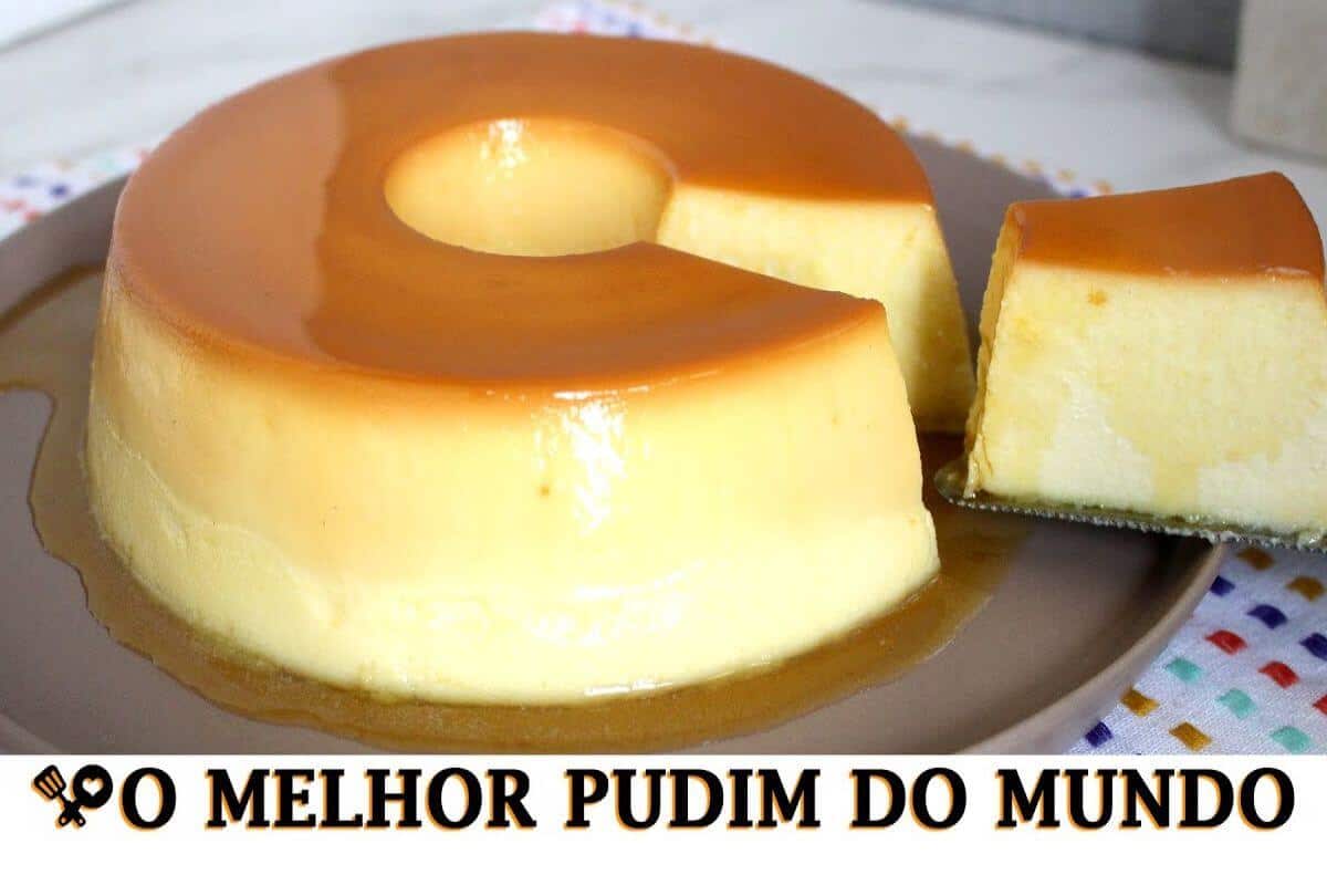 Pudim de leite em pó com uma consistência incrível e fica pronto em poucos minutos