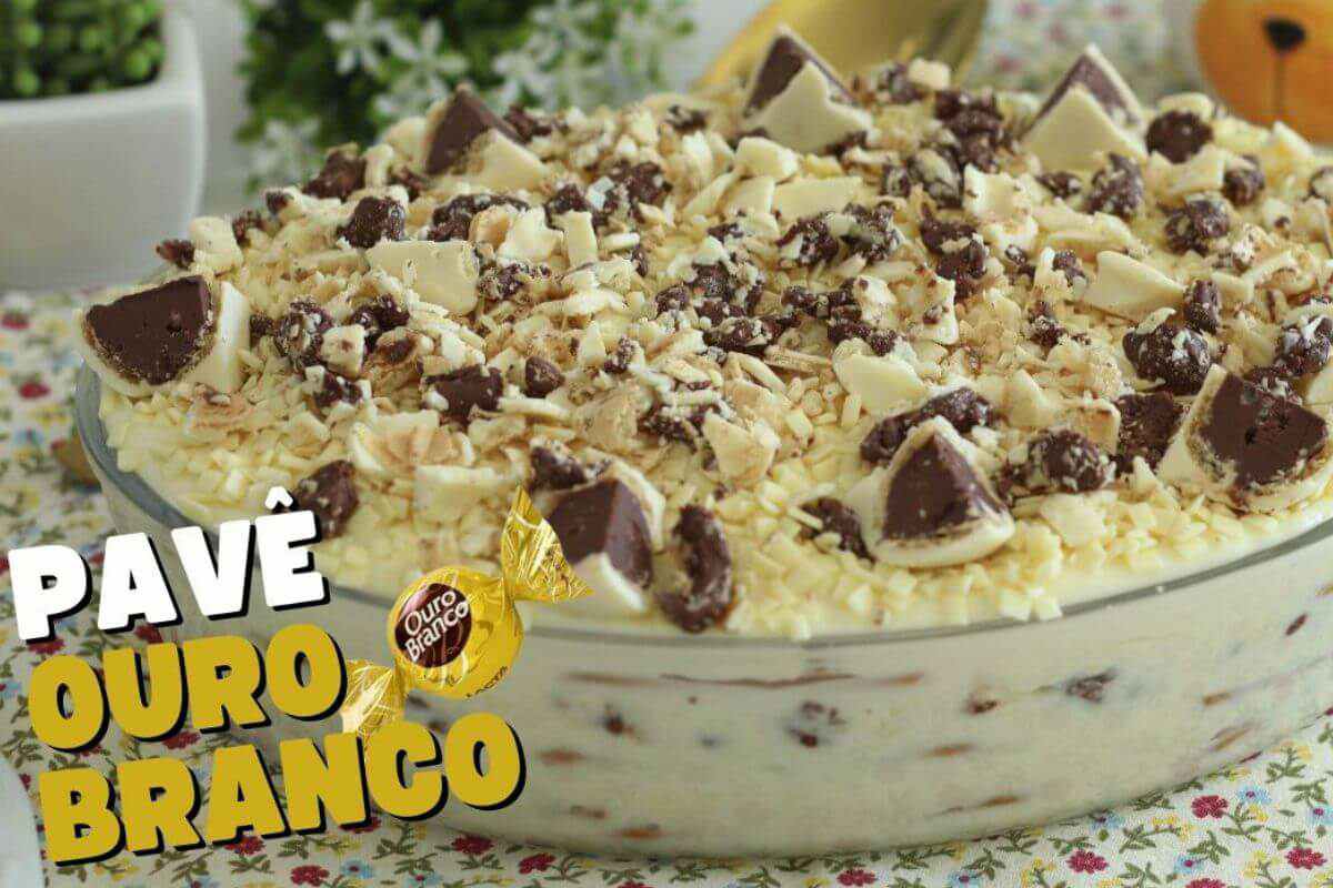 Sobremesa de chocolate branco super cremosa todos vão se apaixonar por essa delícia
