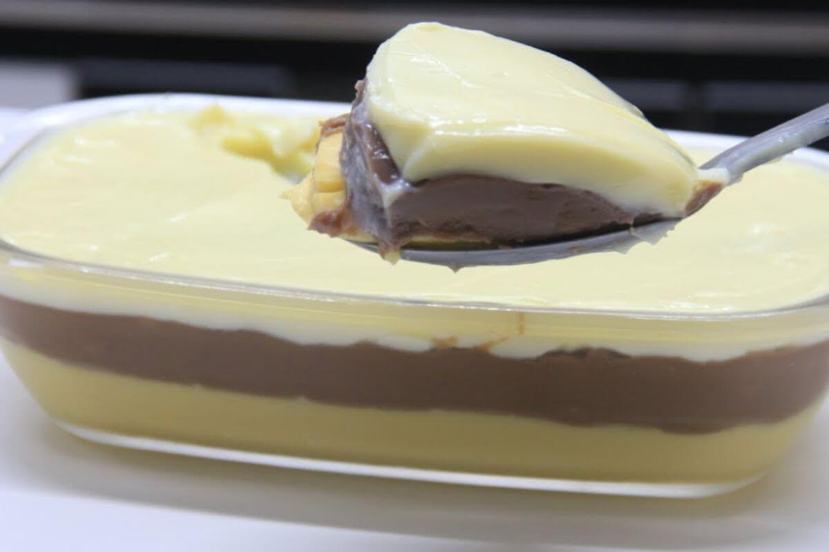 Sobremesa gelada fácil de fazer e perfeita para servir depois do almoço de páscoa