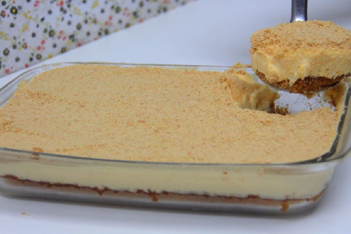 Sobremesa simples e rápida gastando bem pouco para preparar