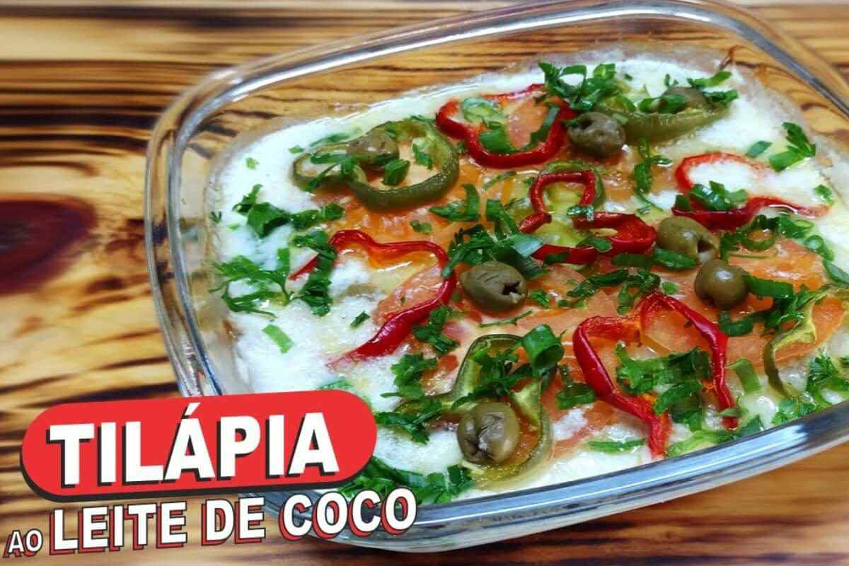 Cardápio de sexta-feira santa: tilápia ao leite de coco deliciosa e fácil de fazer