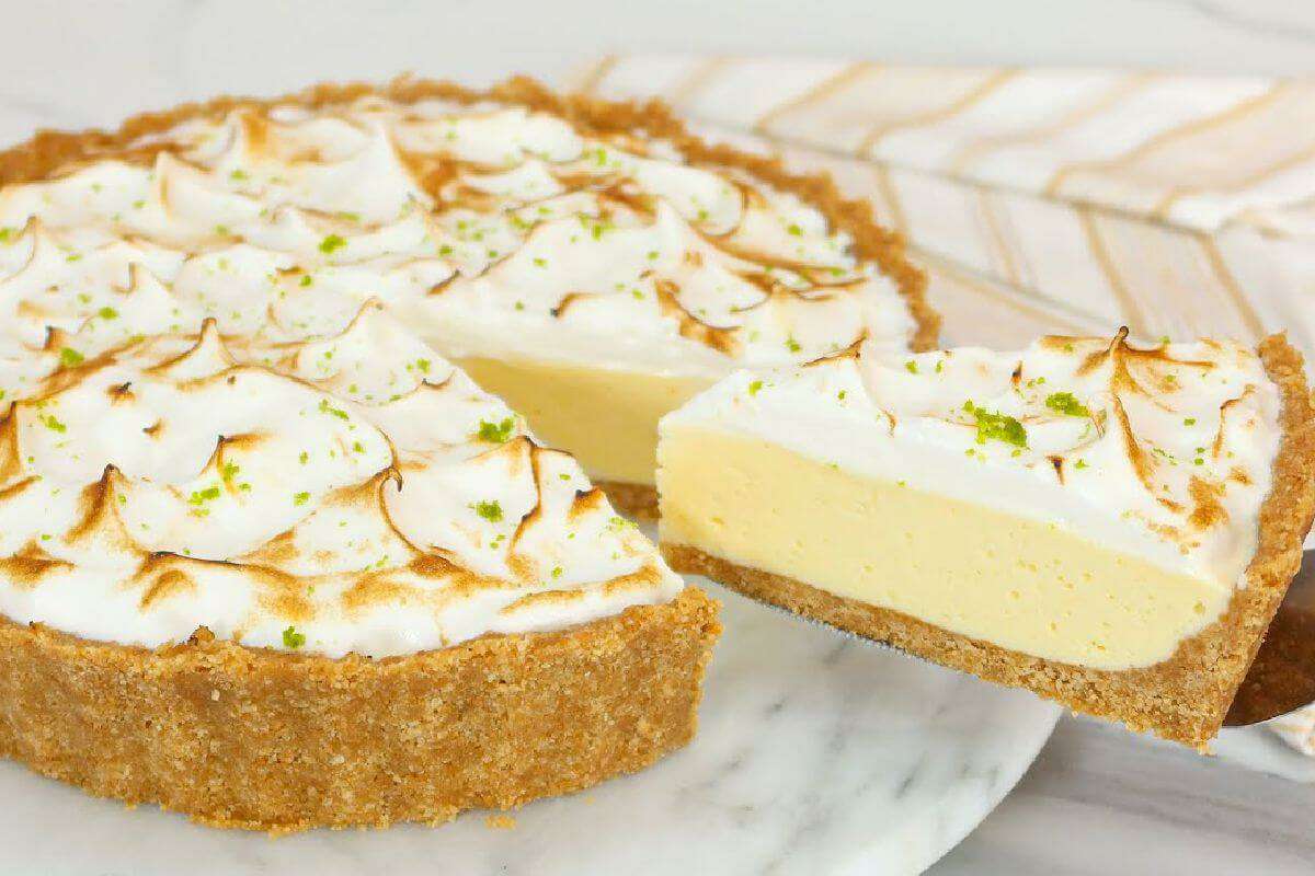Torta de limão super cremosa e refrescante todo mundo vai ficar com água na boca