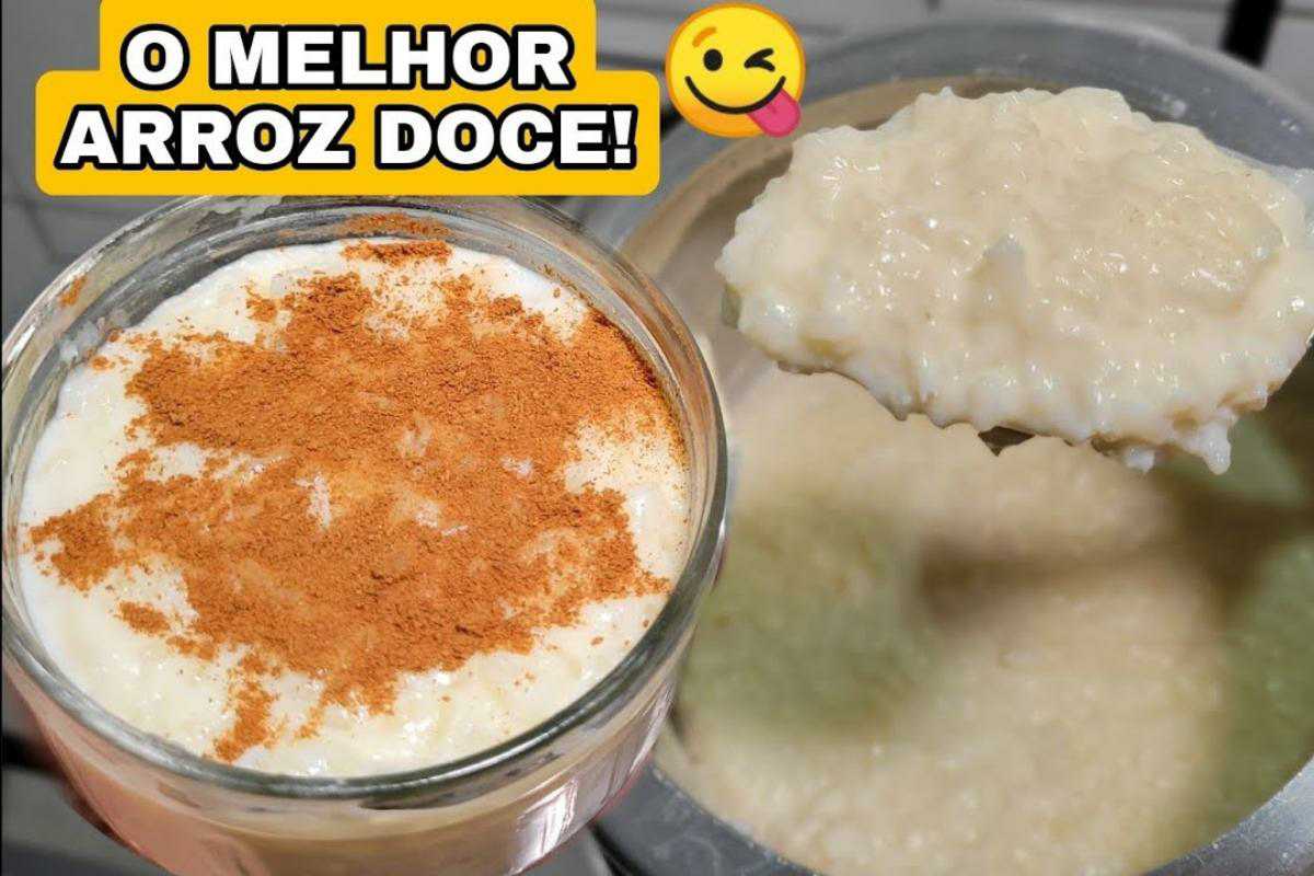 Esse é o melhor jeito de fazer arroz doce cremoso fica simplesmente maravilhoso