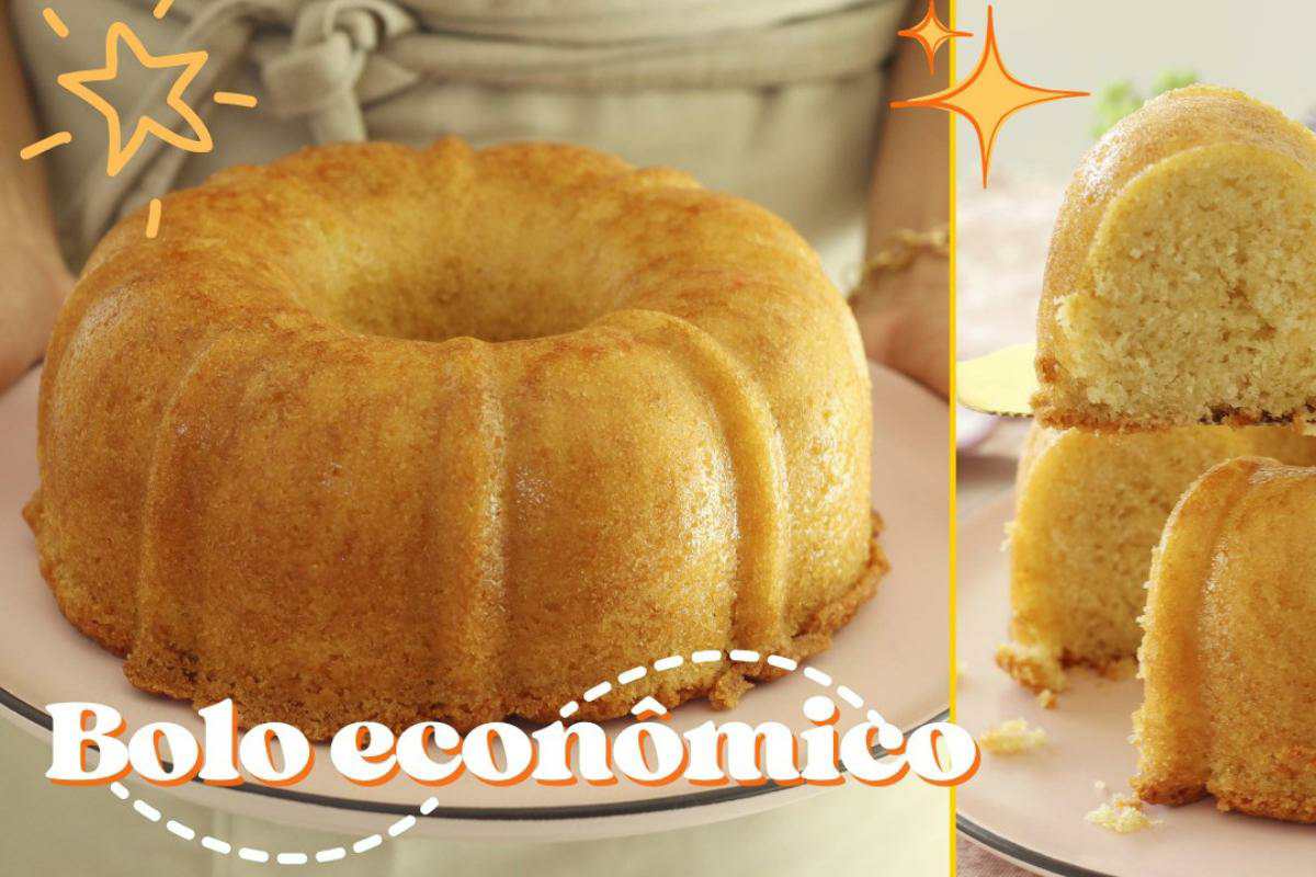 Bolo caseiro econômico que não dá trabalho nenhum de fazer e fica super fofinho e macio