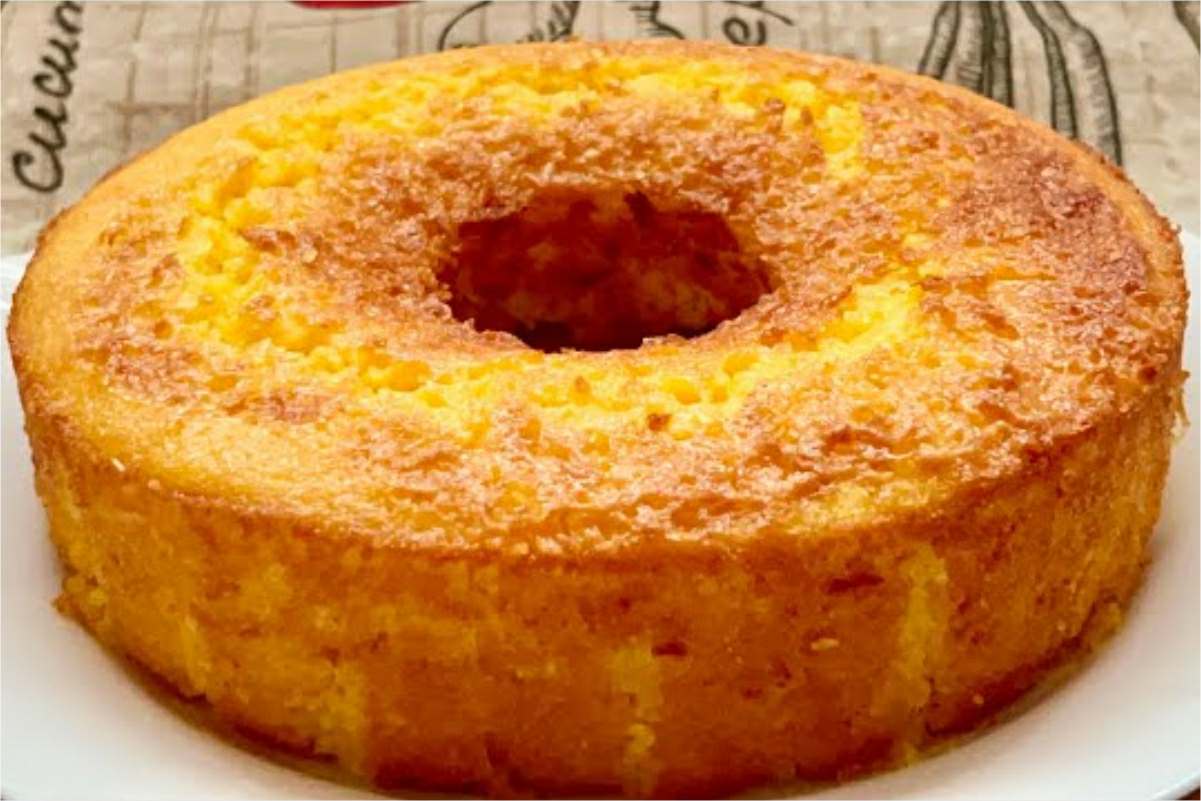 Bolo de milho sem farinha para deixar seu lanche da tarde mais leve e delicioso