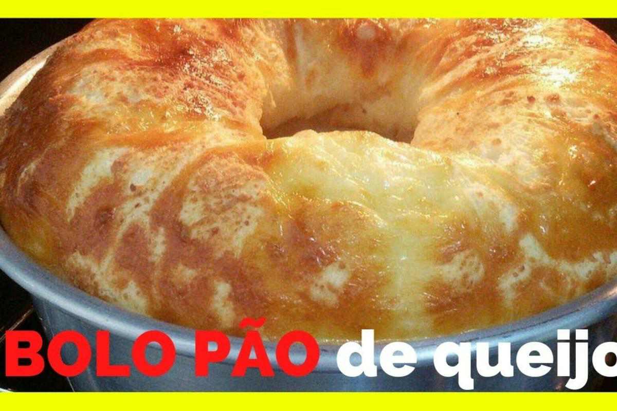 Bolo pão de queijo de fazenda para você saborear com um cafezinho