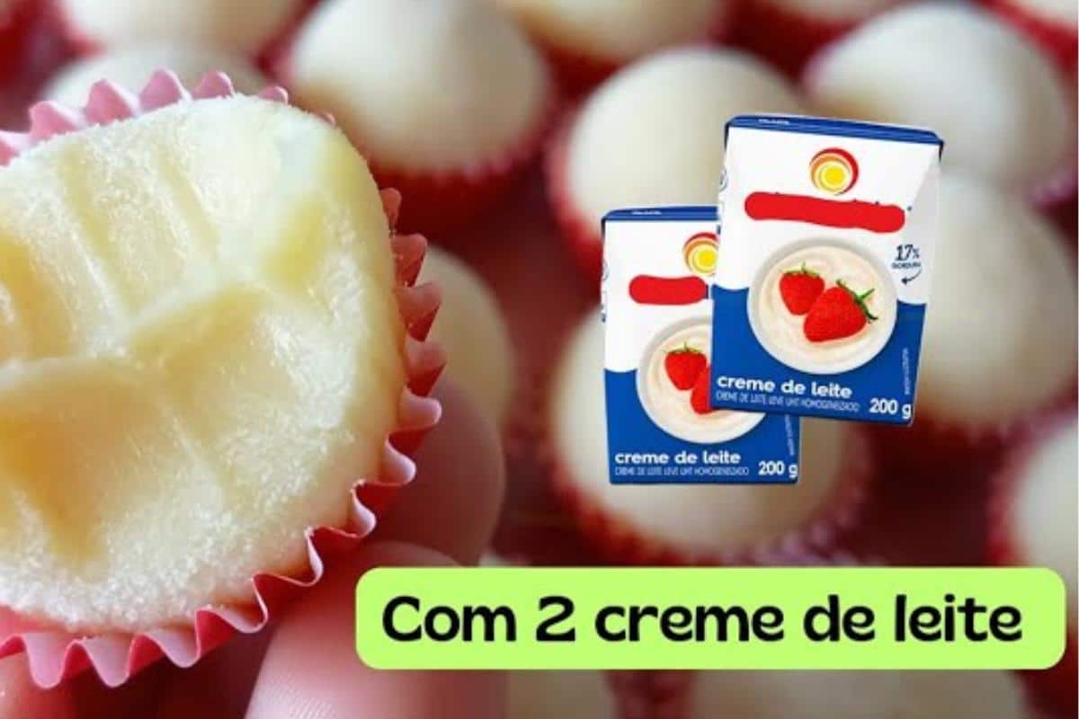 Brigadeiro de ninho delicioso com 3 ingredientes bem simples