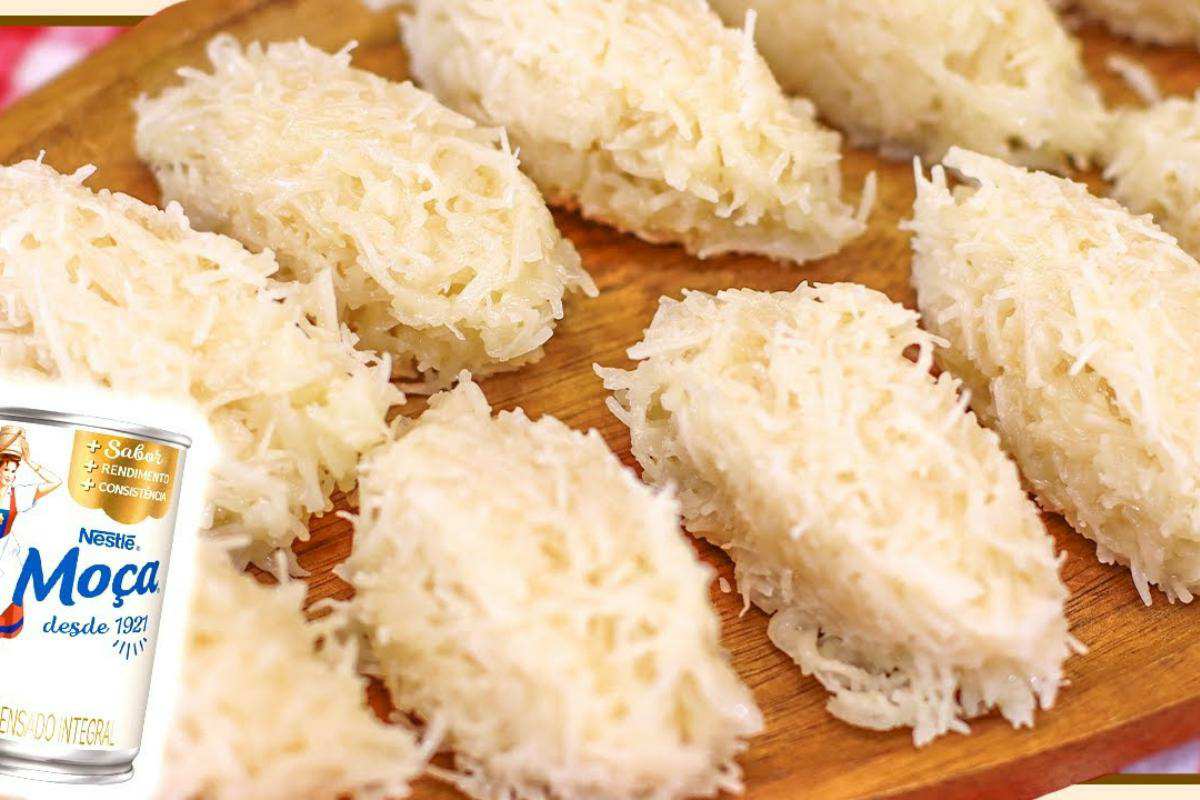 Cocada de leite condensado deliciosa e muito simples de fazer
