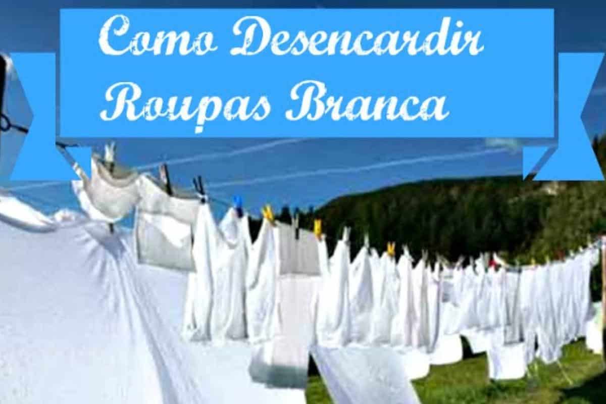Como desencardir roupas brancas sem ficar no tanque o dia inteiro esfregando