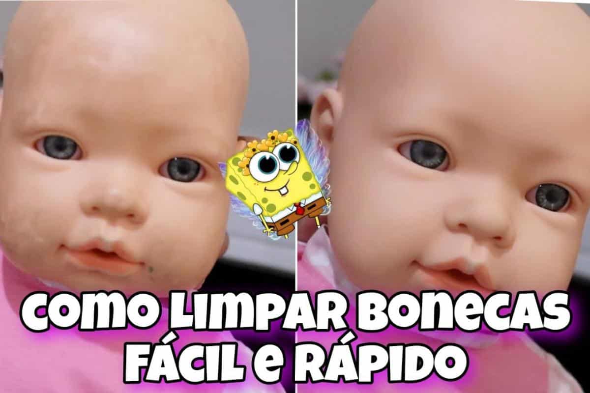 Como limpar bonecas manchadas e rabiscadas de um jeito fácil e surpreendente