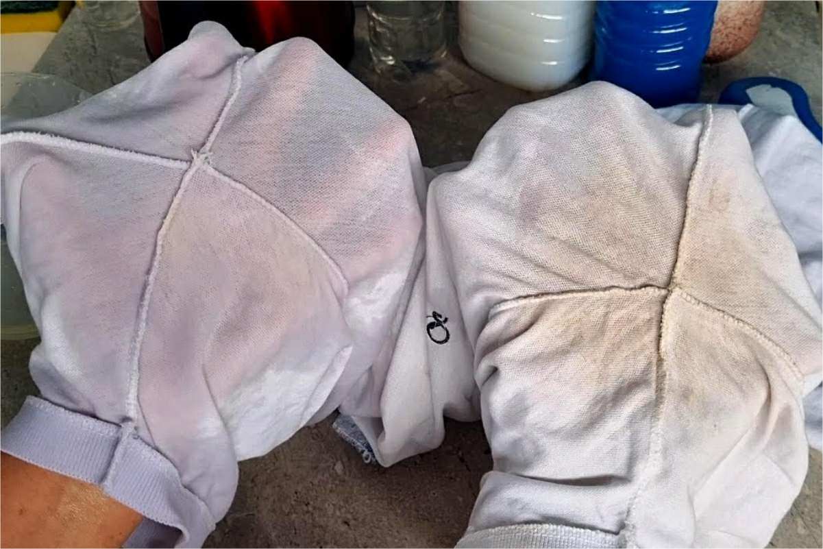 Como tirar mancha de desodorante das roupas sem precisar ficar esfregando no tanque