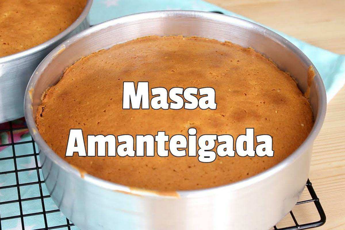 Massa amanteigada para bolo perfeita que dá para rechear ou cobrir