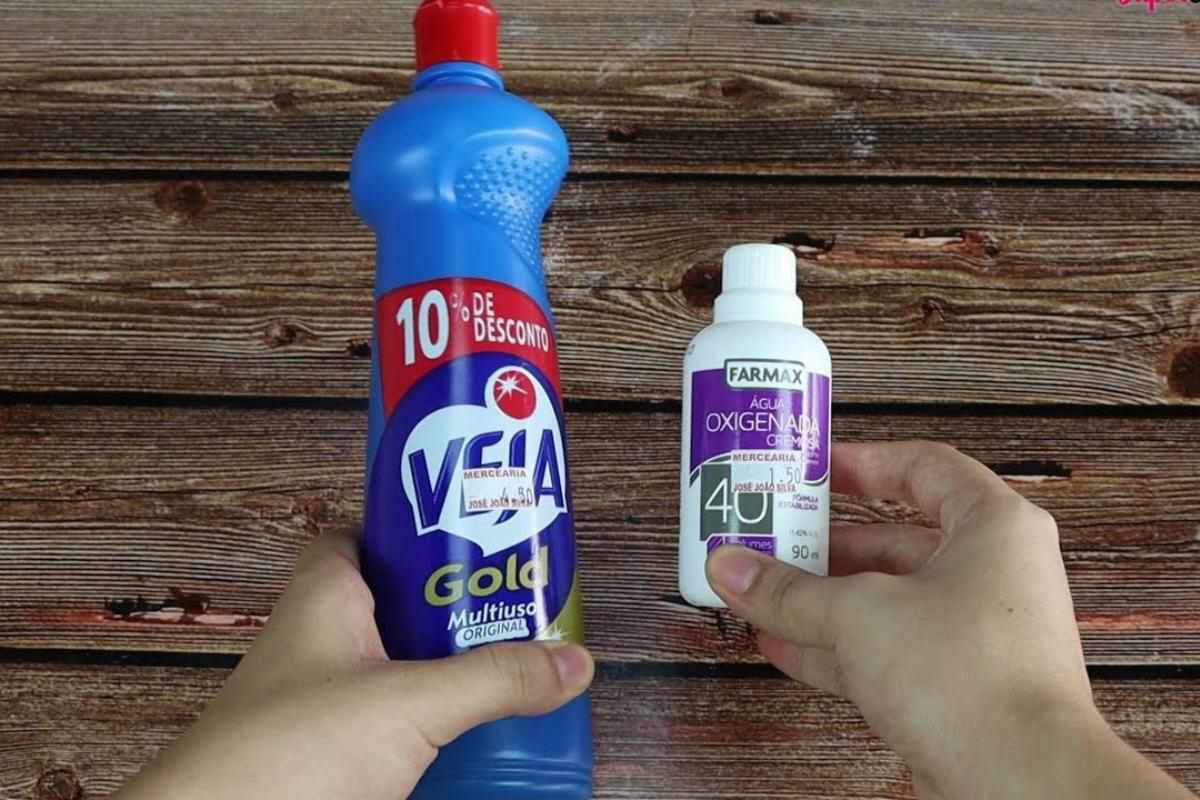Misturinha limpa piso muito prática de fazer e que facilita demais a hora da faxina