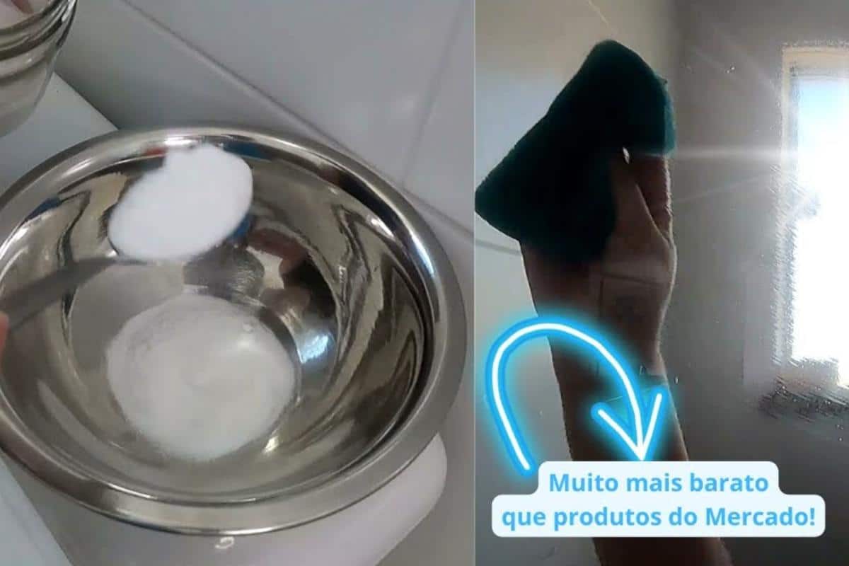 Misturinha para limpar box do banheiro que faz milagre na hora de tirar as manchas