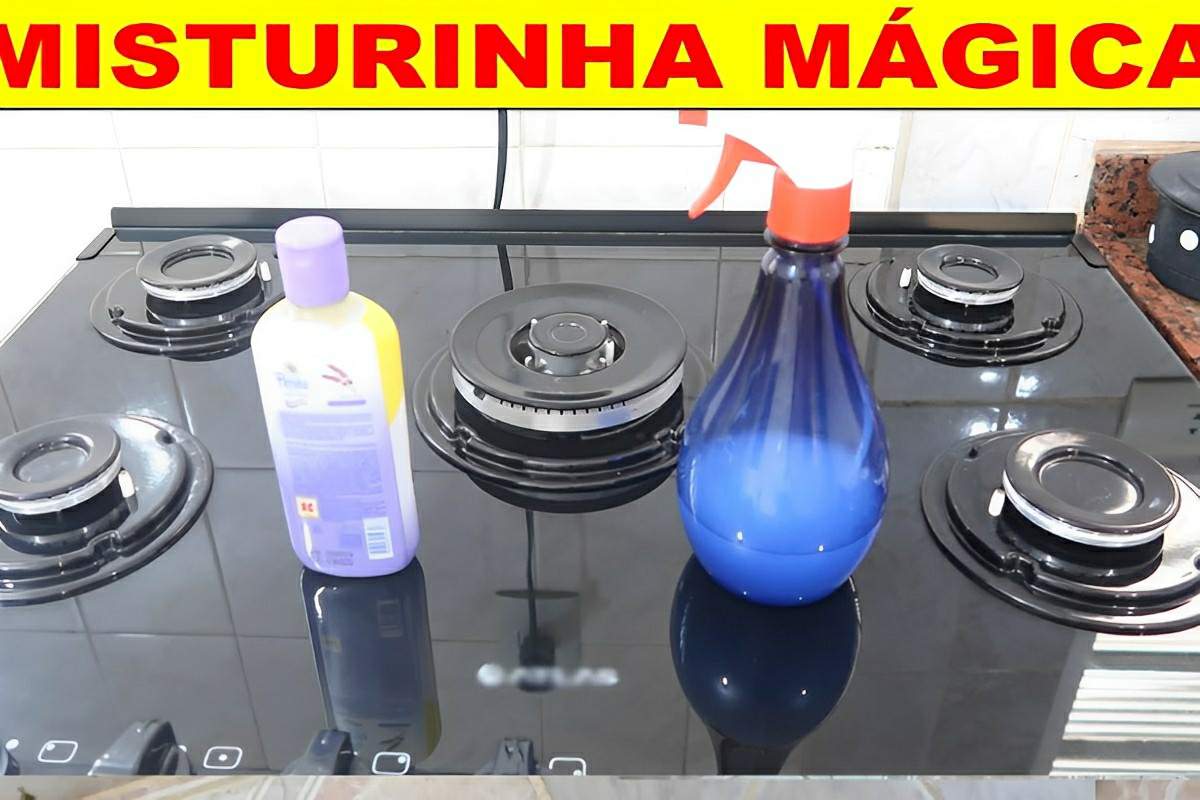 Misturinha para limpar fogão vai fazer milagre com as manchas de gordura