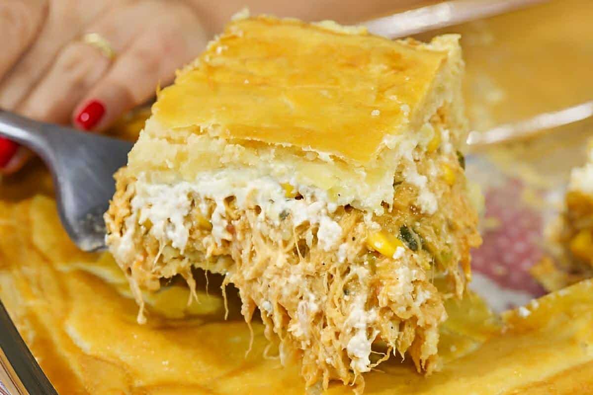 Veja como preparar um recheio cremoso para sua torta salgada no jantar