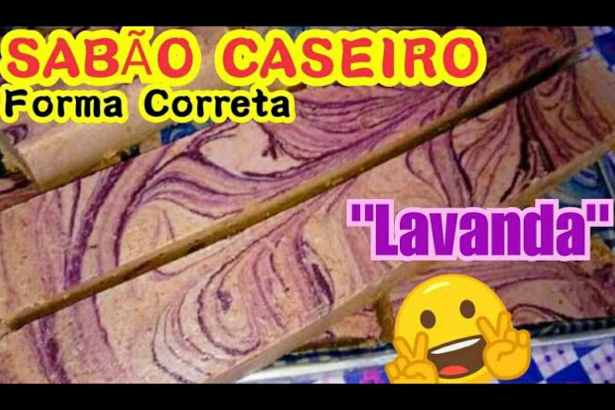 Sabão caseiro de lavanda fácil de fazer e você não vai conseguir ficar sem mais