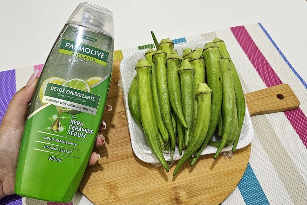 Você vai se apaixonar por esse shampoo caseiro de quiabo fácil e barato de fazer