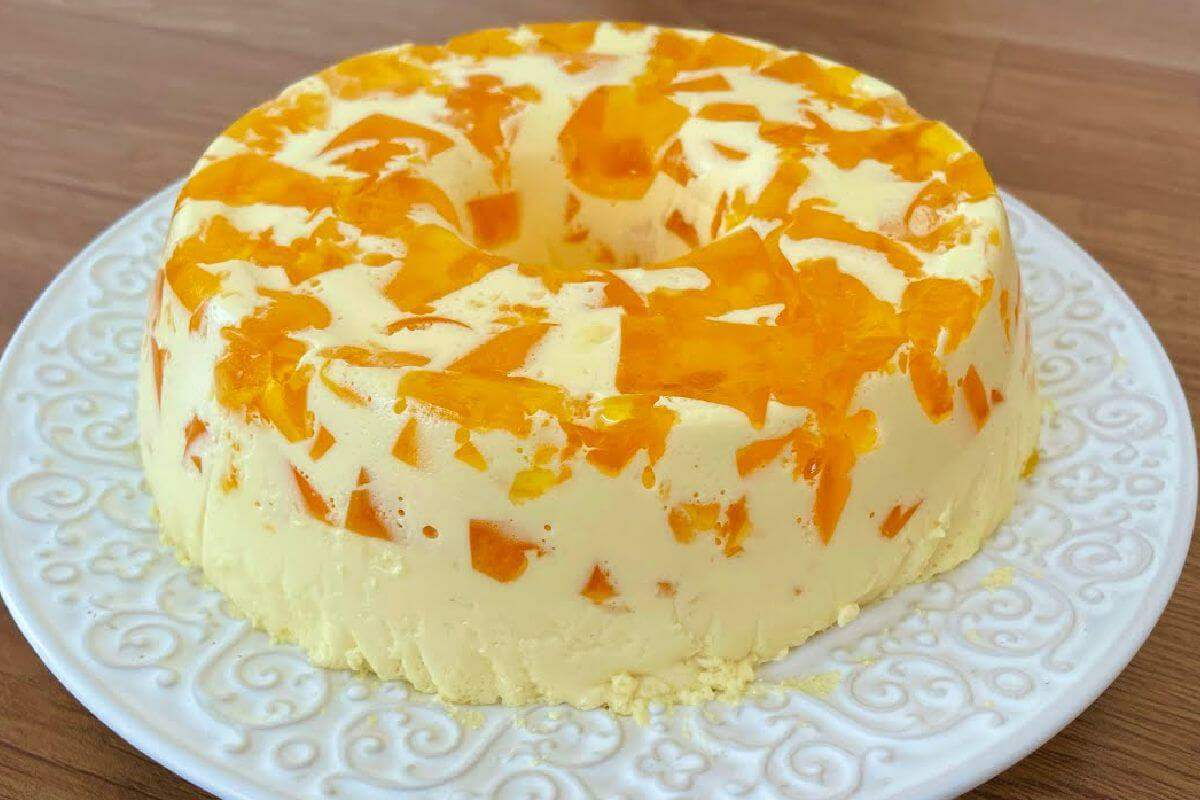Sobremesa de abacaxi com gelatina fácil de fazer que fica simplesmente maravilhosa