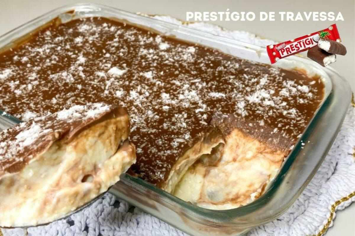 Sobremesa bombom prestígio que é maravilhosa todo mundo vai te pedir a receita