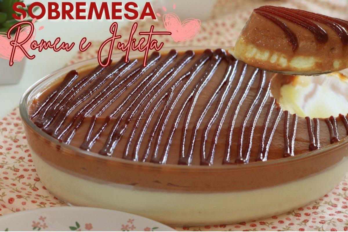 Sobremesa romeu e julieta na travessa uma combinação de sabores que ninguém resiste