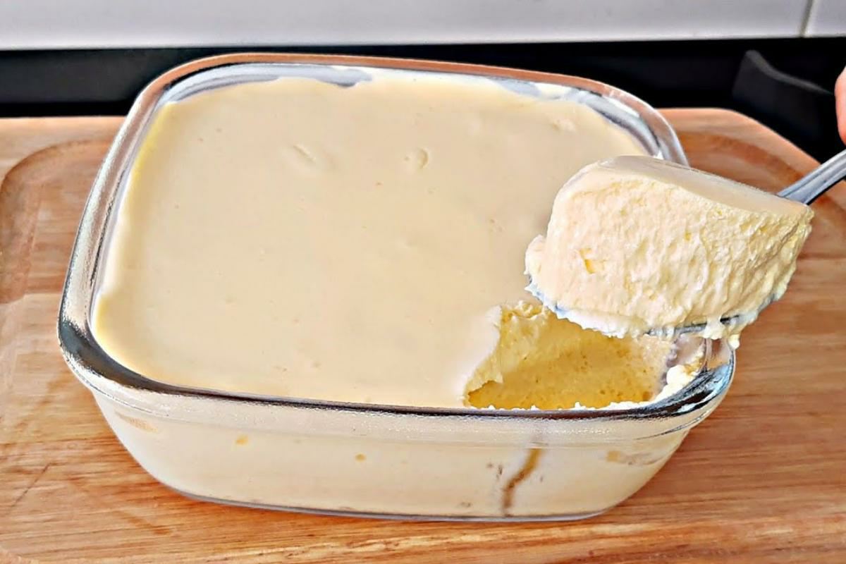 Sobremesa sem leite condensado bem simples de preparar com poucos ingredientes