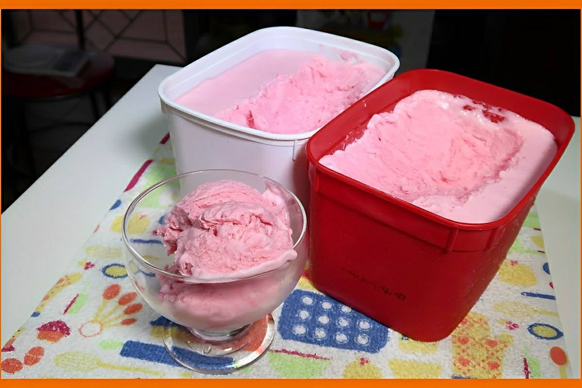 Sorvete caseiro que fica delicioso e é bem fácil de preparar
