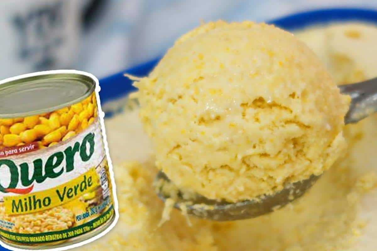 Sorvete de milho de latinha delicioso e bem fácil de preparar