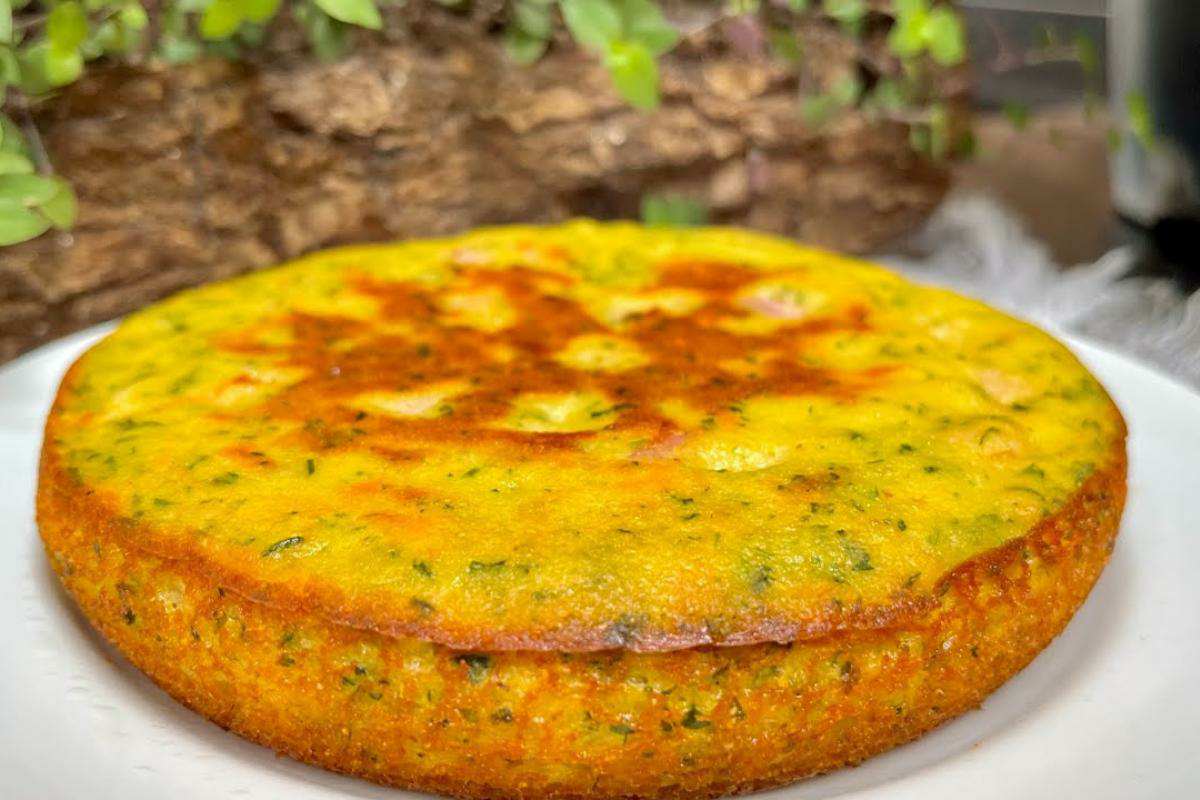 Torta cremosa de fubá ótima para você substituir seu jantar de um jeito mais leve e saudável
