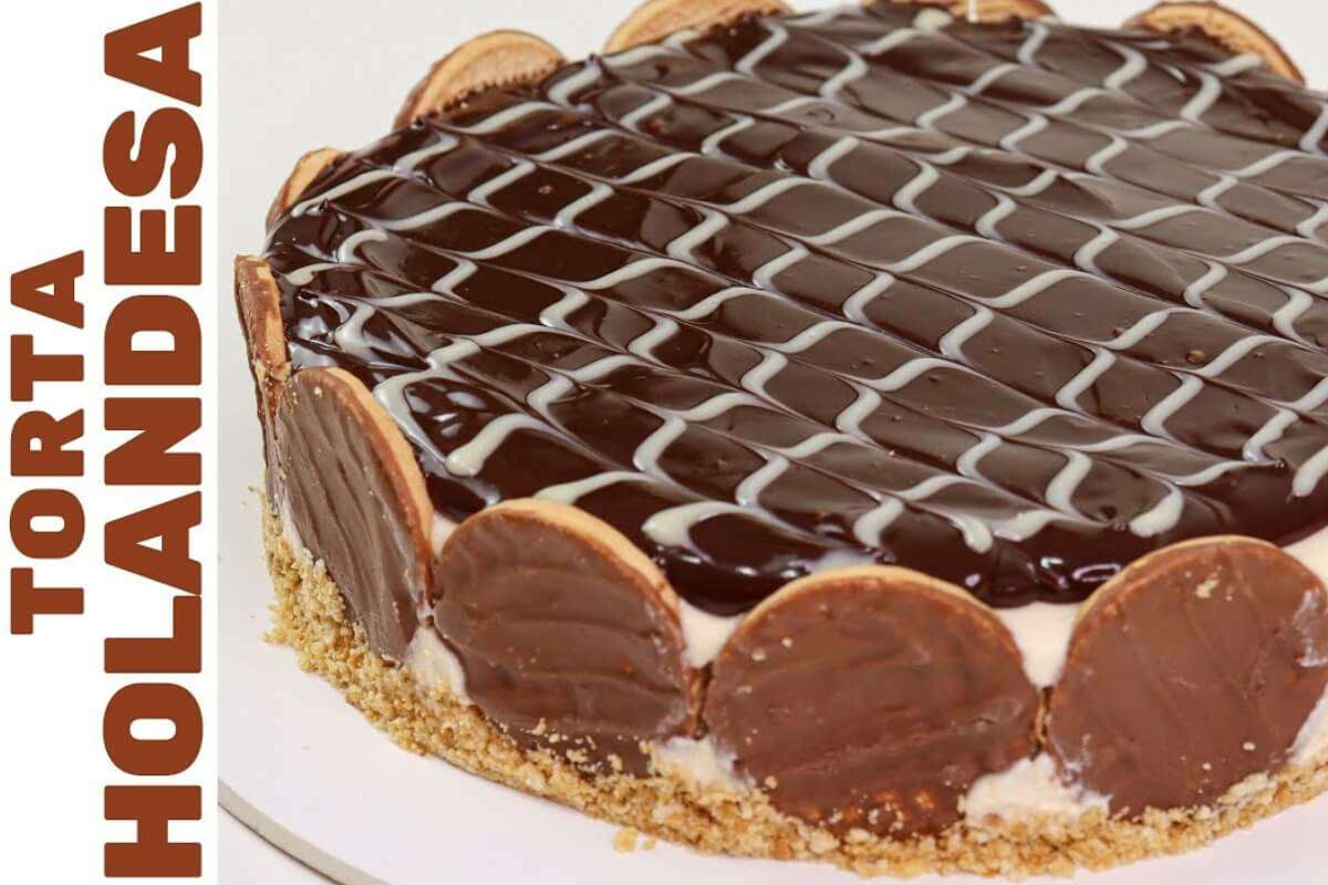 Torta holandesa tradicional de confeitaria para você fazer na sua casa de um jeito bem fácil