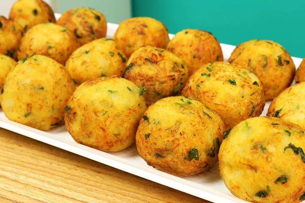 Bolinho de batata super saboroso e mais fácil de fazer que coxinha
