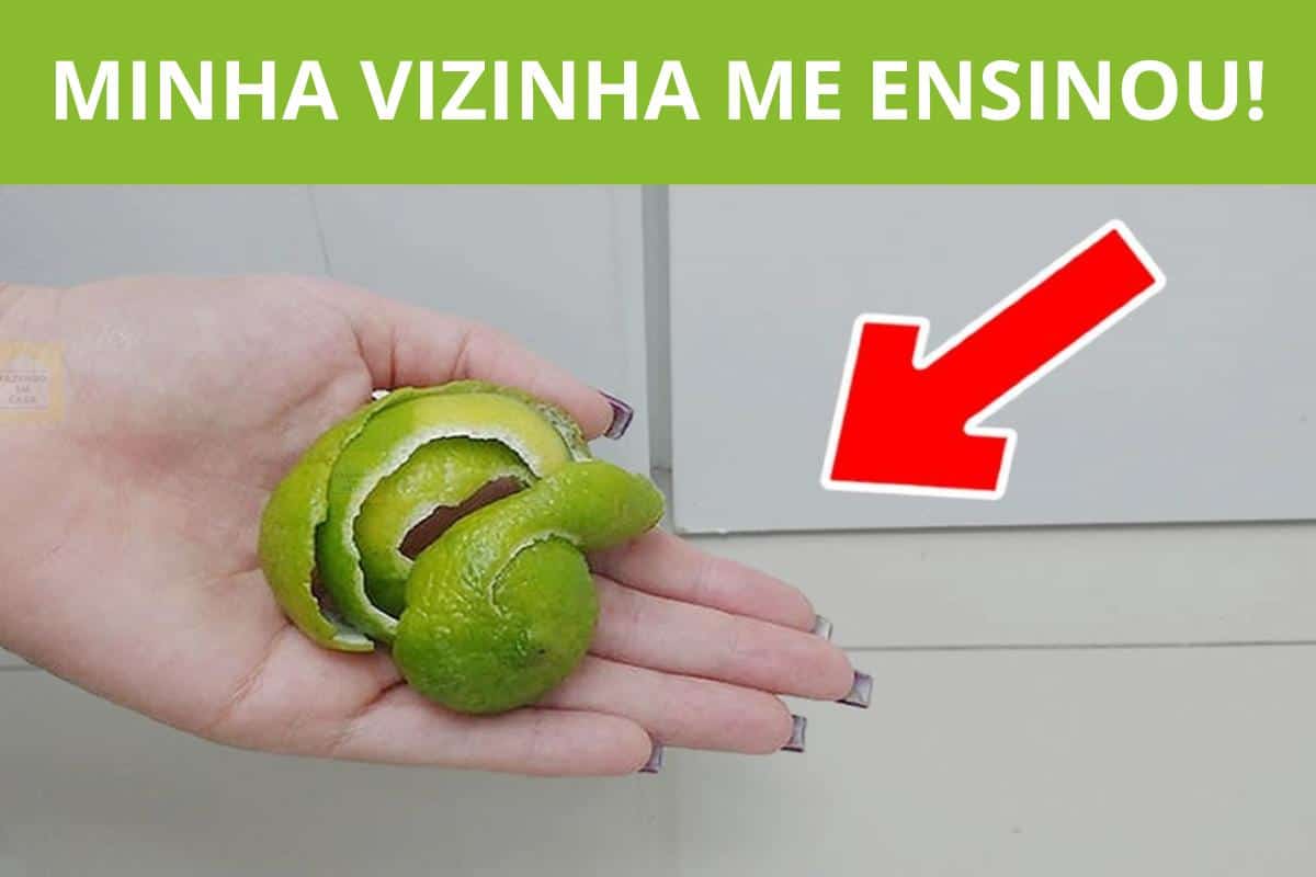 Veja o que acontece na sua casa se você colocar casca de limão atrás da porta