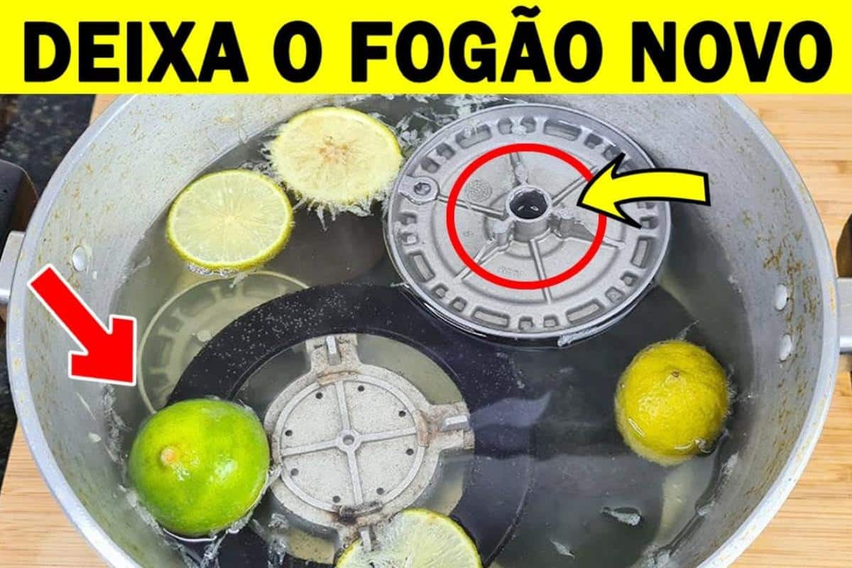 Como limpar bocas do fogão bem facilmente de um jeito que você nunca viu