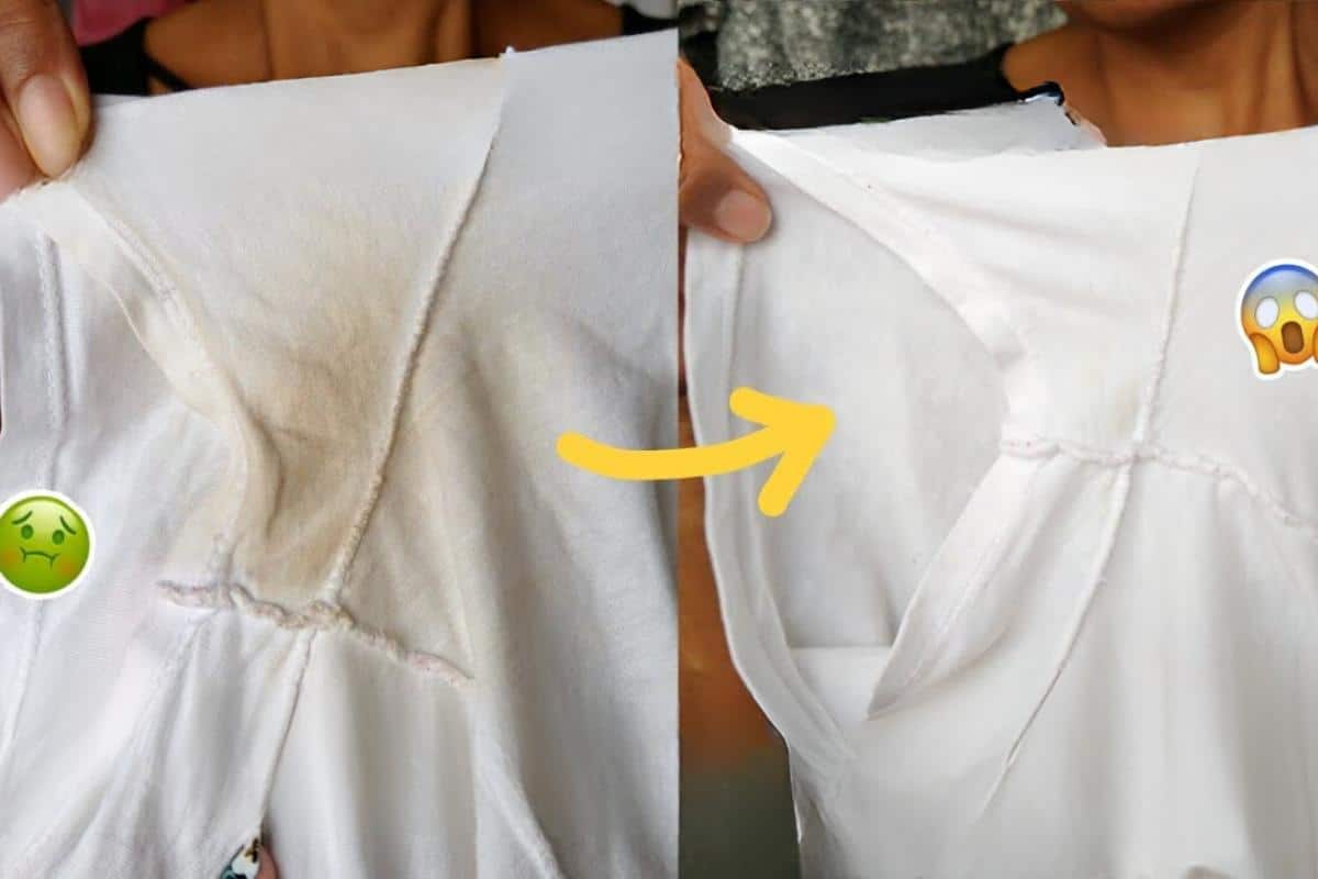 Como tirar manchas de desodorante das roupas sem precisar ficar o dia todo no tanque esfregando peça por peça