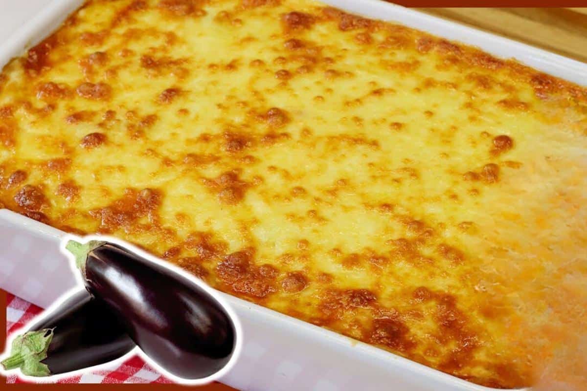 Especial dia das mães lasanha de berinjela super cremosa e cheia de sabor