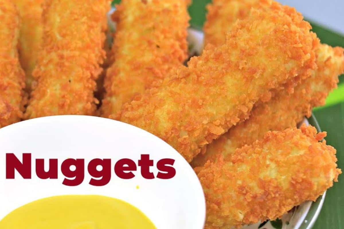 Nuggets de frango caseiro mais leve e com menos conservantes que o original do mercado