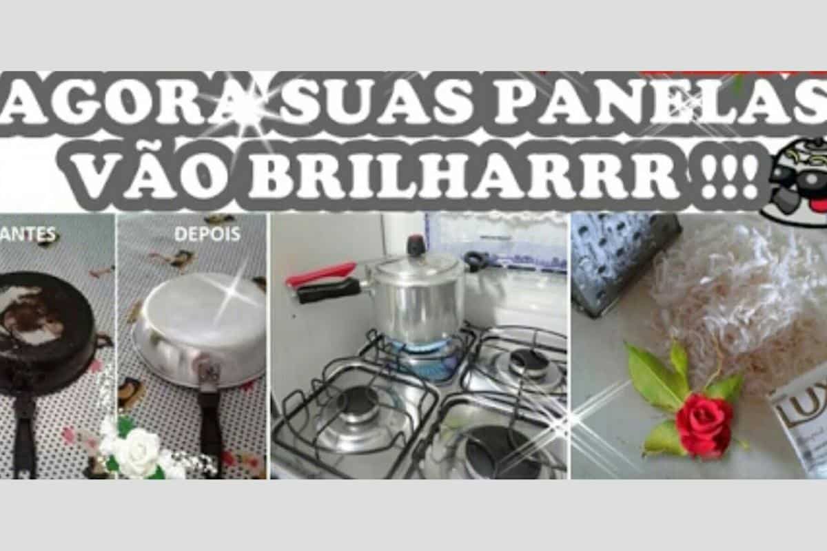 Pasta brilha alumínio caseira para deixar tudo brilhando e reluzente na sua cozinha