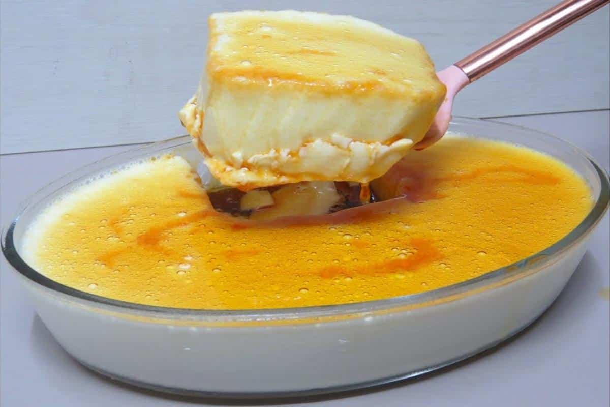 Pudim de leite ninho cremosão vai fazer muito sucesso no seu dia das mães