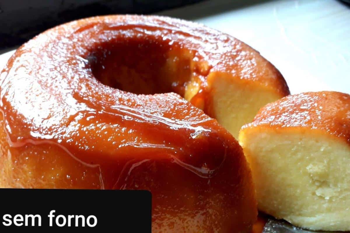 Pudim de pão feito na roça de um jeito especial que fica muito mais gostoso