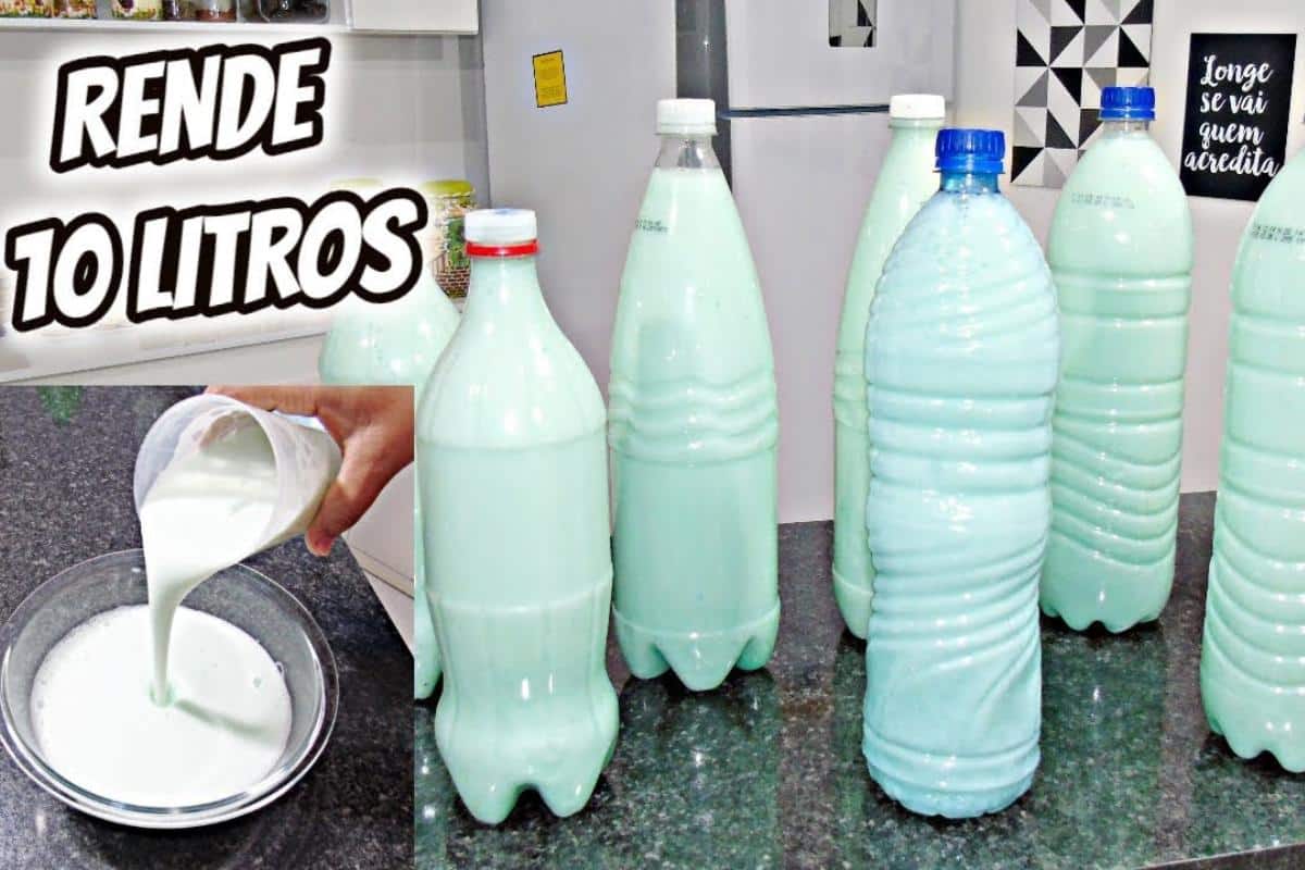 Sabão líquido perfumado que fica ótimo e ainda te faz economizar dinheiro no mercado