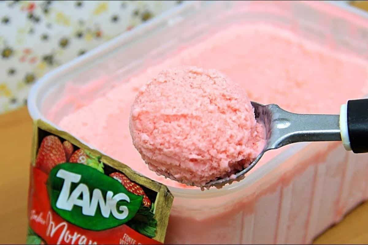 Sorvete de tang o mais fácil de fazer e fica uma delícia dá para agradar todo mundo no dia das mães